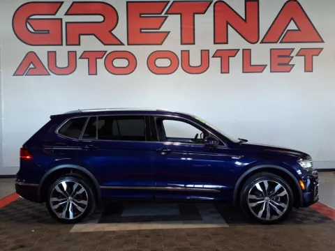 Blue 2021 Volkswagen Tiguan SEL Premium R-Line 4Motion for sale in Gretna, NE