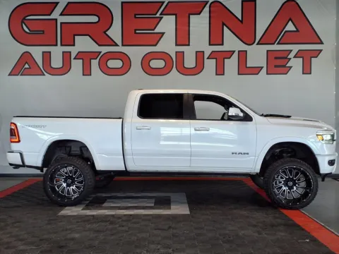 White 2022 Ram 1500 Laramie for sale in Gretna, NE