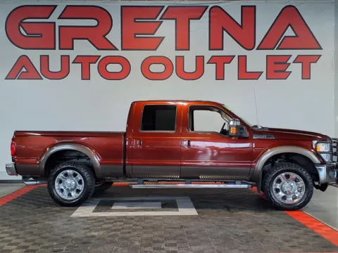 Red 2016 Ford F-250 Super Duty Lariat for sale in Gretna, NE