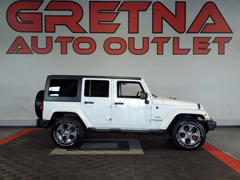White 2016 Jeep Wrangler Unlimited Sahara for sale in Gretna, NE