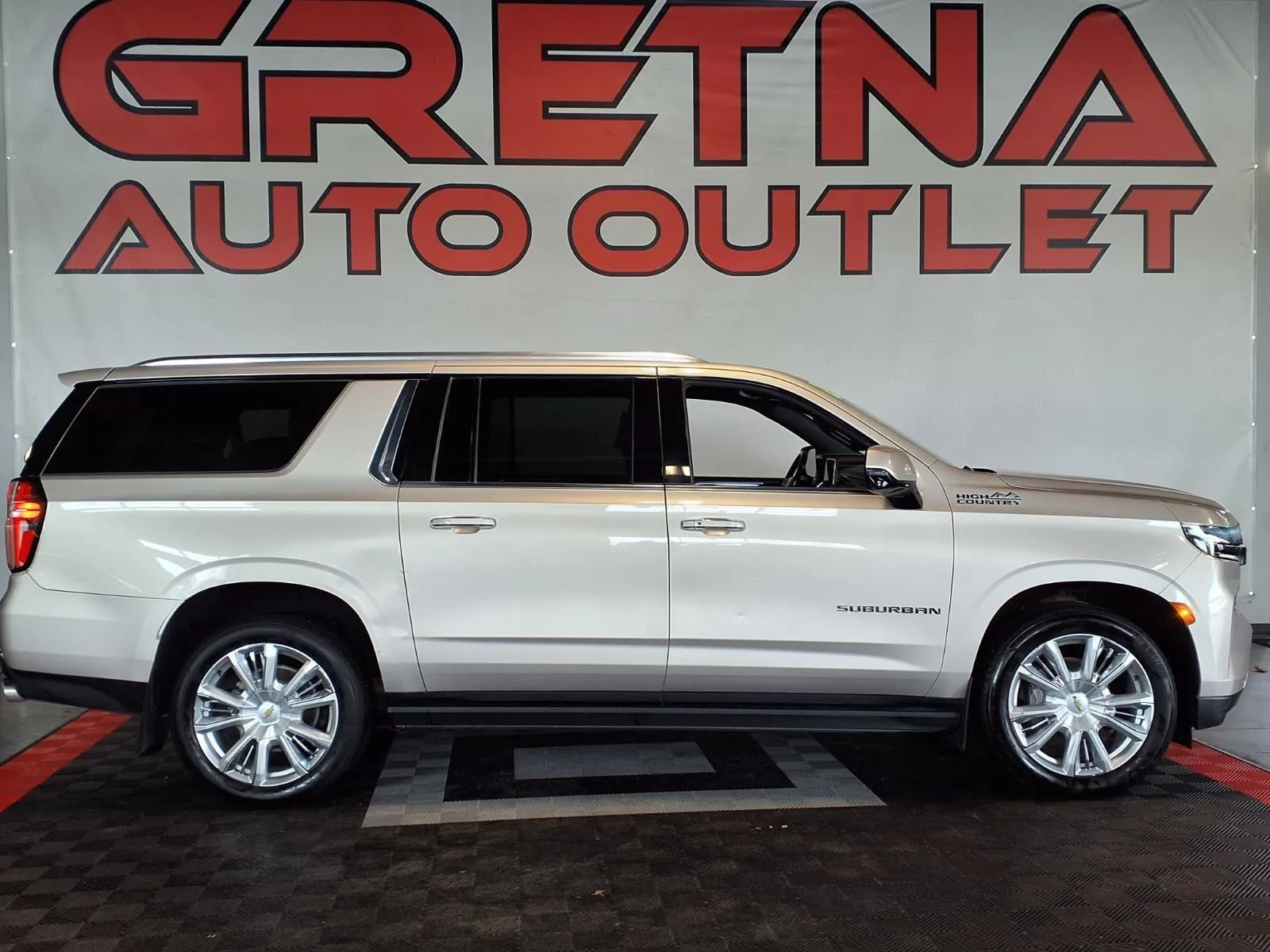 Beige 2021 Chevrolet Suburban High Country for sale in Gretna, NE