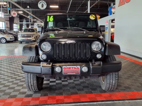 Photos of 2016 Jeep Wrangler Unlimited Sport S for sale in Gretna, NE at Gretna Auto Outlet