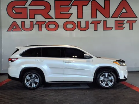 White 2015 Toyota Highlander Limited for sale in Gretna, NE