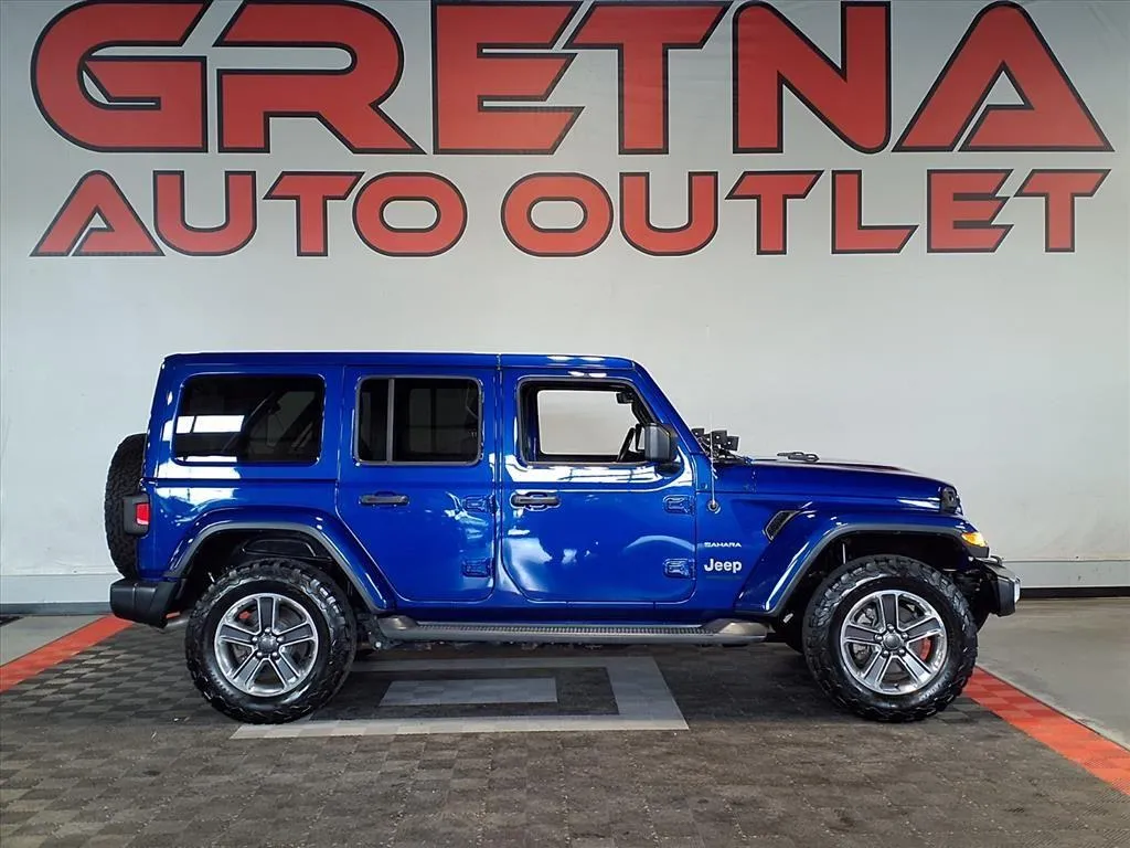 Blue 2019 Jeep Wrangler Unlimited for sale in Gretna, NE