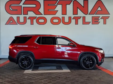 Red 2019 Chevrolet Traverse LT Cloth for sale in Gretna, NE