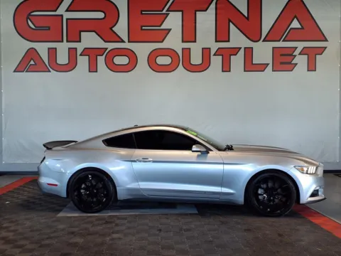 Silver 2016 Ford Mustang EcoBoost Premium for sale in Gretna, NE