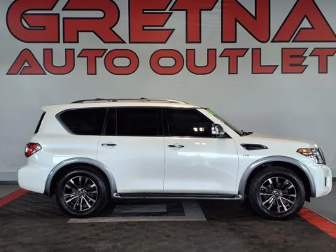 White 2018 Nissan Armada Platinum for sale in Gretna, NE
