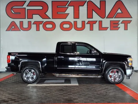 Black 2014 Chevrolet Silverado 1500 LTZ for sale in Gretna, NE