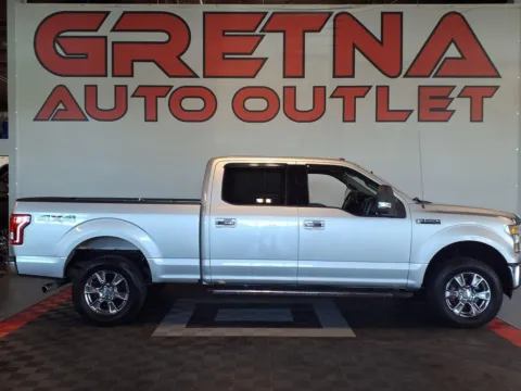 Silver 2015 Ford F-150 XLT for sale in Gretna, NE