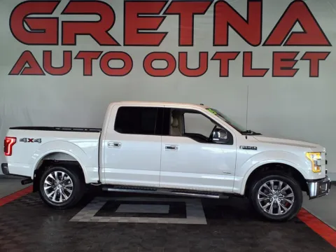 White 2015 Ford F-150 Lariat for sale in Gretna, NE