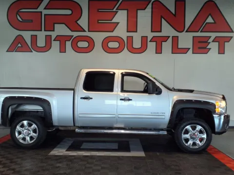 Silver 2012 Chevrolet Silverado 2500 HD LTZ for sale in Gretna, NE