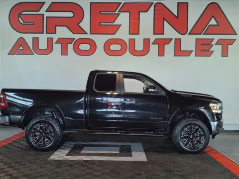 Black 2019 Ram 1500 Laramie for sale in Gretna, NE