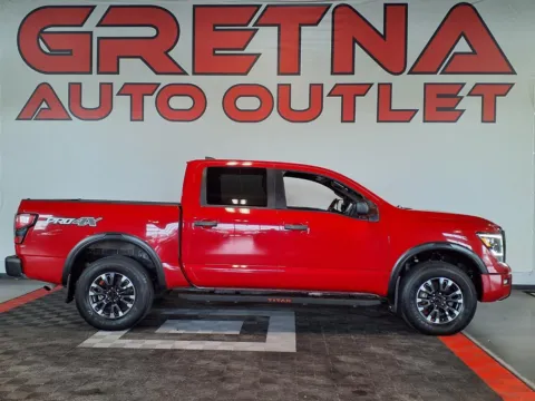 Red 2022 Nissan Titan PRO-4X for sale in Gretna, NE