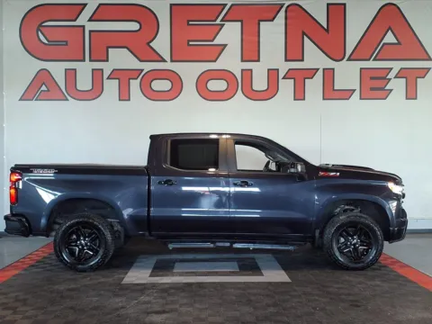 Gray 2022 Chevrolet Silverado 1500 LT Trail Boss for sale in Gretna, NE