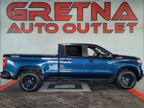 Blue 2022 Chevrolet Silverado 1500 Limited LT Trail Boss for sale in Gretna, NE