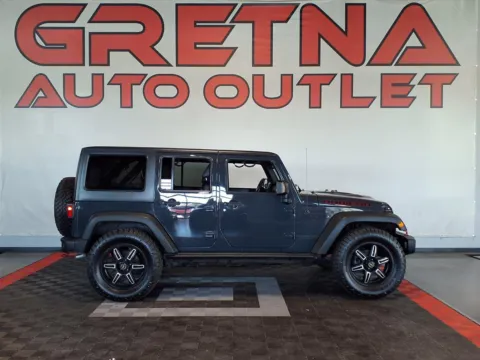 Gray 2016 Jeep Wrangler Unlimited Rubicon Hard Rock for sale in Gretna, NE
