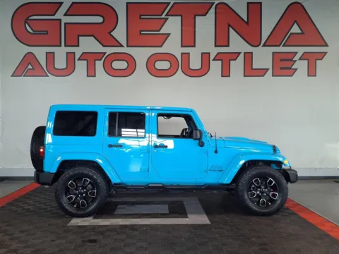 Blue 2018 Jeep Wrangler JK Unlimited Altitude for sale in Gretna, NE