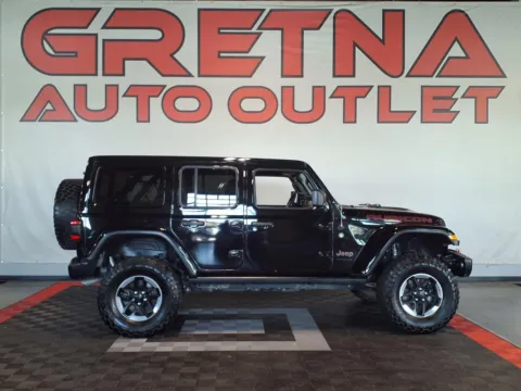 Black 2018 Jeep Wrangler Unlimited Rubicon for sale in Gretna, NE