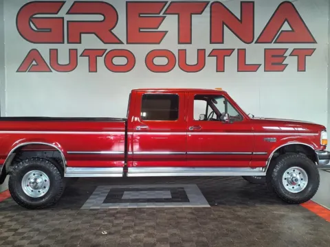 Red 1997 Ford F-350 Crew Cab XLT for sale in Gretna, NE