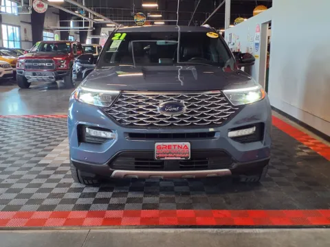 Another view of 2021 Ford Explorer Platinum for sale in Gretna, NE at Gretna Auto Outlet