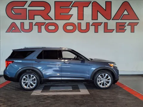 Blue 2021 Ford Explorer Platinum for sale in Gretna, NE