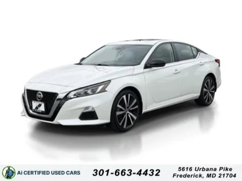 White 2020 Nissan Altima 2.5 SR for sale in Frederick, MD