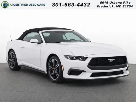 White 2024 Ford Mustang EcoBoost Premium for sale in Frederick, MD