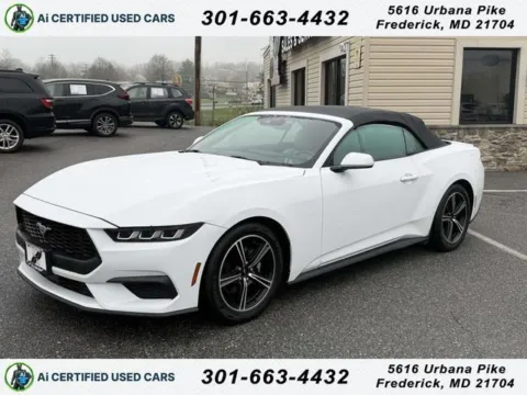 White 2024 Ford Mustang EcoBoost Premium for sale in Frederick, MD
