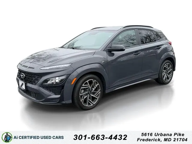 Gray 2023 Hyundai Kona N Line for sale in Frederick, MD