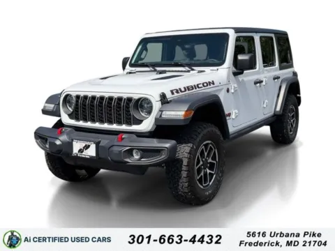 White 2025 Jeep Wrangler Rubicon for sale in Frederick, MD