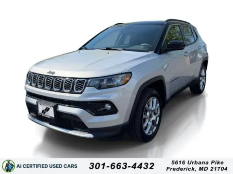 Silver 2025 Jeep Compass Limited for sale in Frederick, MD