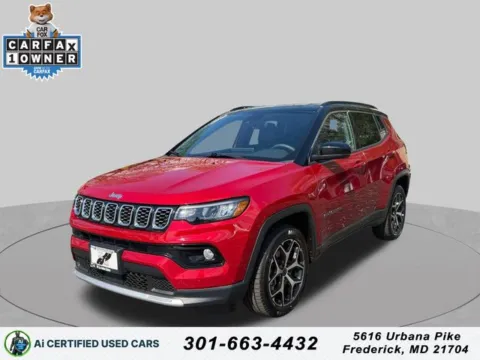 Red 2025 Jeep Compass Limited for sale in Frederick, MD