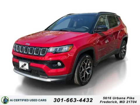 Red 2025 Jeep Compass Limited for sale in Frederick, MD