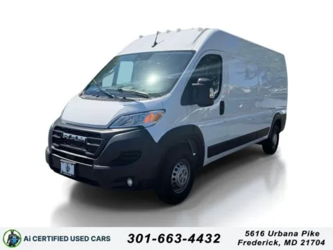 White 2025 Ram ProMaster 3500 High Roof for sale in Frederick, MD