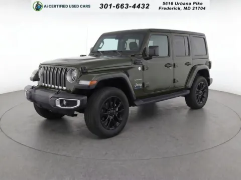 Green 2023 Jeep Wrangler Sahara 4xe for sale in Frederick, MD