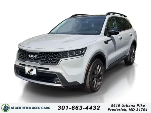 Gray 2022 Kia Sorento X-Line SX Prestige for sale in Frederick, MD
