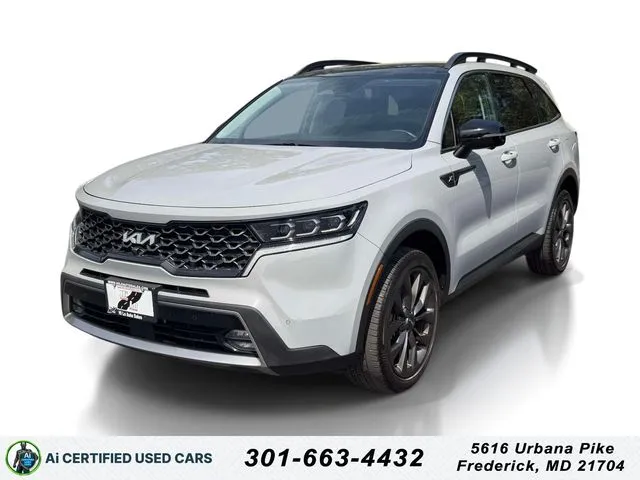 Gray 2022 Kia Sorento X-Line SX Prestige for sale in Frederick, MD