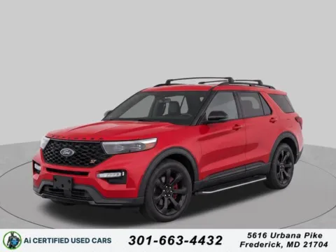 Red 2020 Ford Explorer ST for sale in Frederick, MD