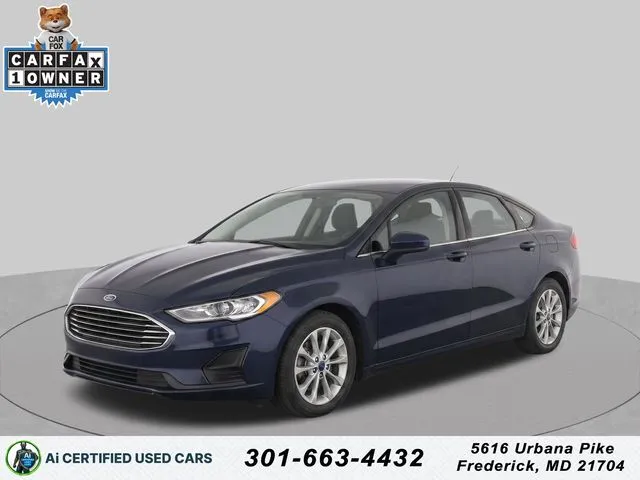 Blue 2020 Ford Fusion SE for sale in Frederick, MD