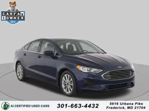 Blue 2020 Ford Fusion SE for sale in Frederick, MD