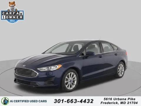 Blue 2020 Ford Fusion SE for sale in Frederick, MD