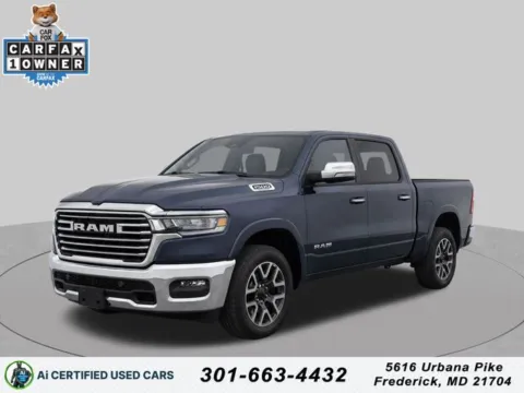 Blue 2026 Ram 1500 Laramie for sale in Frederick, MD