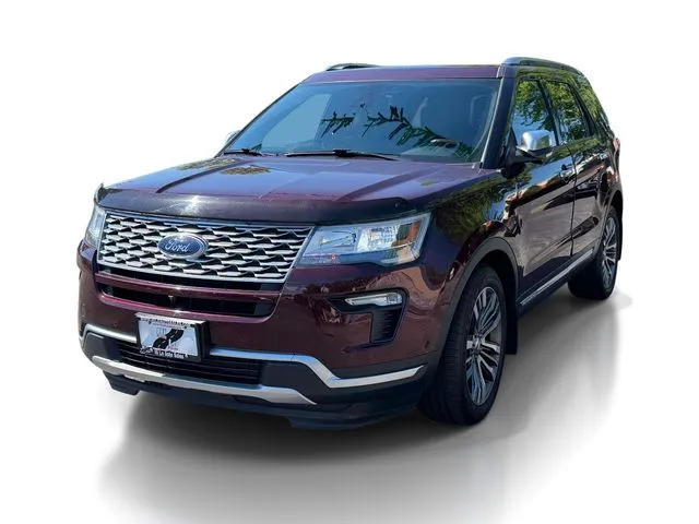 Red 2019 Ford Explorer Platinum for sale in Frederick, MD