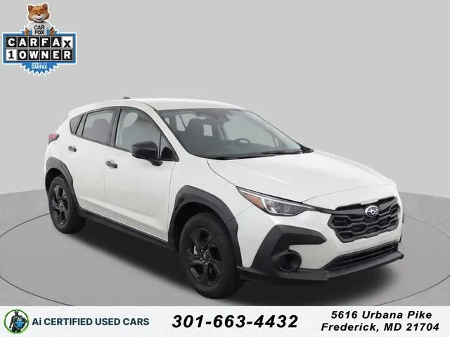 White 2024 Subaru Crosstrek for sale in Frederick, MD