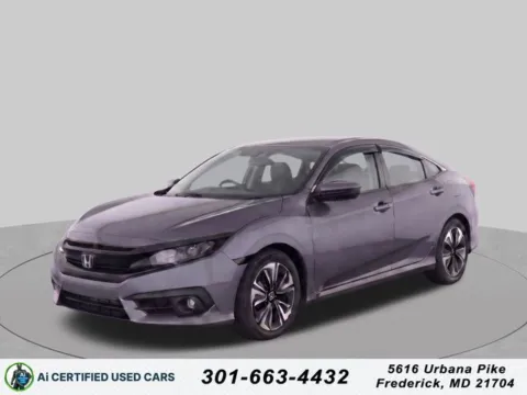 Gray 2018 Honda Civic EX-T for sale in Frederick, MD
