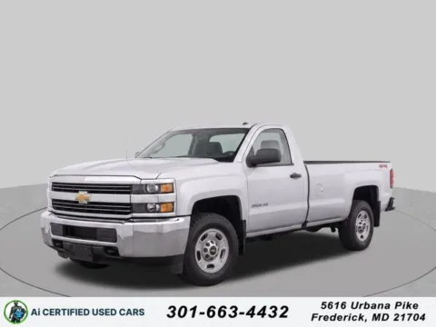 Silver 2017 Chevrolet Silverado 2500 HD Work Truck for sale in Frederick, MD