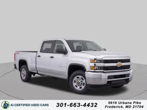 Silver 2018 Chevrolet Silverado 2500 HD Work Truck for sale in Frederick, MD