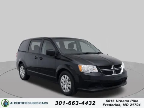 Black 2017 Dodge Grand Caravan SE for sale in Frederick, MD
