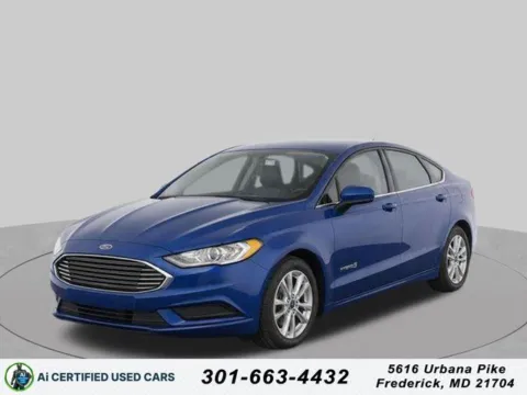 Blue 2018 Ford Fusion Hybrid S for sale in Frederick, MD