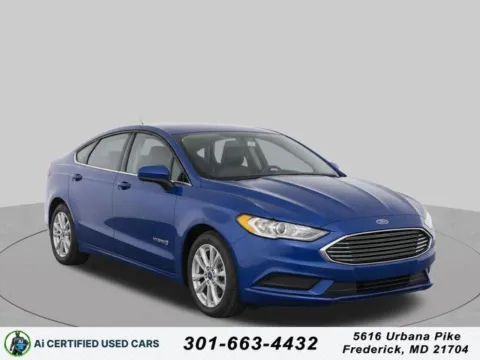 Blue 2018 Ford Fusion Hybrid S for sale in Frederick, MD